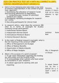 2025 CRA PRACTICE TEST SET 4 WITH ALL CORRECT & 100&percnt; VERIFIED ANSWERS&vert;ALREADY GRADED A&plus;