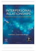 NURS 340&colon; Interpersonal Relationships & Professional Communication for Nurses - Test Bank &lpar;9th Ed&period; Boggs&rpar;