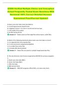 ECDIS Verified Multiple Choice and Conceptual  Actual Frequently Tested Exam Questions With  Reviewed 100&percnt; Correct Detailed Answers   Guaranteed Pass&excl;&excl;Current Update&excl;&excl;