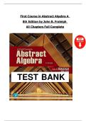 A First Course in Abstract Algebra 8th Edition &ndash; John B&period; Fraleigh &vert; Complete Textbook Resource