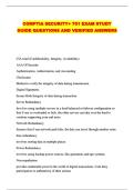 COMPTIA SECURITY&plus; 701 EXAM STUDY GUIDE QUESTIONS AND VERIFIED ANSWERS