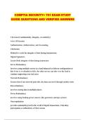COMPTIA SECURITY&plus; 701 EXAM STUDY GUIDE QUESTIONS AND VERIFIED ANSWERS