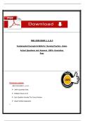 NSG 3500 &ndash; Nursing Practice&colon; Maternal Health &vert; Galen College &vert; Exam 1&comma; 2&comma; 3 & 4 with Actual Questions and Answers