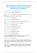 CERTIFIED RESEARCH ADMINISTRATORS &lpar;CRA&rpar; EXAM FALL 2026 WITH ALL CORRECT & 100&percnt; VERIFIED ANSWERS&vert;ALREADY GRADED A&plus;