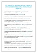 CRA EXAM DETAIL QUESTIONS WITH ALL CORRECT & 100&percnt; VERIFIED ANSWERS&vert;LATEST UPDATE&vert;ALREADY GRADED A&plus;