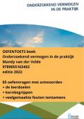 Oefententamen Onderzoekend vermogen in de praktijk editie 2022 &sol; 9789055163403 &sol; Mandy van der Velde - 65 oefenvragen &plus; de leerdoelen &plus; kernbegrippen &plus; veelgemaakte fouten 