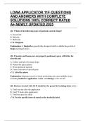 LOWA APPLICATOR 11F QUESTIONS AND ANSWERS WITH COMPLETE SOLUTIONS 100&percnt; CORRECT RATED A&plus; NEWLY UPDATED 2025