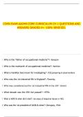 COHN EXAM AAOHN CORE CURRICULUM CH 1 QUESTIONS AND ANSWERS GRADED A&plus; 100&percnt; VERIFIED&period;