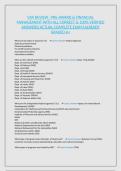 CRA REVIEW - PRE-AWARD & FINANCIAL MANAGEMENT WITH ALL CORRECT & 100&percnt; VERIFIED ANSWERS&vert;ACTUAL COMPLETE EXAM&vert;ALREADY GRADED A&plus;