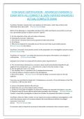 FCRA BASIC CERTIFICATION - ADVANCED &lpar;VERSION 1&rpar; EXAM WITH ALL CORRECT & 100&percnt; VERIFIED ANSWERS&vert; ACTUAL COMPLETE EXAM