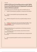 AINS 102 Exam &vert; Actual Questions with 100&percnt; Correct Verified Answers &vert; Updated Test Bank 2025&sol;2026 &vert; Graded A&plus;