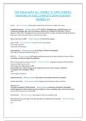 CRA EXAM WITH ALL CORRECT & 100&percnt; VERIFIED ANSWERS&vert;ACTUAL COMPLETE EXAM&vert;ALREADY GRADED A&plus;