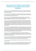CRA EXAM WITH ALL CORRECT & 100&percnt; VERIFIED ANSWERS&vert;ACTUAL COMPLETE EXAM&vert;ALREADY GRADED A&plus;
