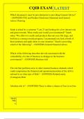 CQIB EXAM QUESTIONS AND ANSWERS 2025