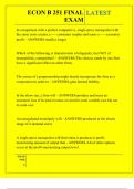 ECON B 251 FINAL EXAM QUESTIONS AND ANSWERS 2025