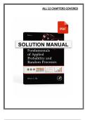 Fundamentals of Applied Probability and Random Processes &lpar;2nd Edition&comma; 2015&rpar; &vert; Solutions Manual with Step-by-Step Answers PDF