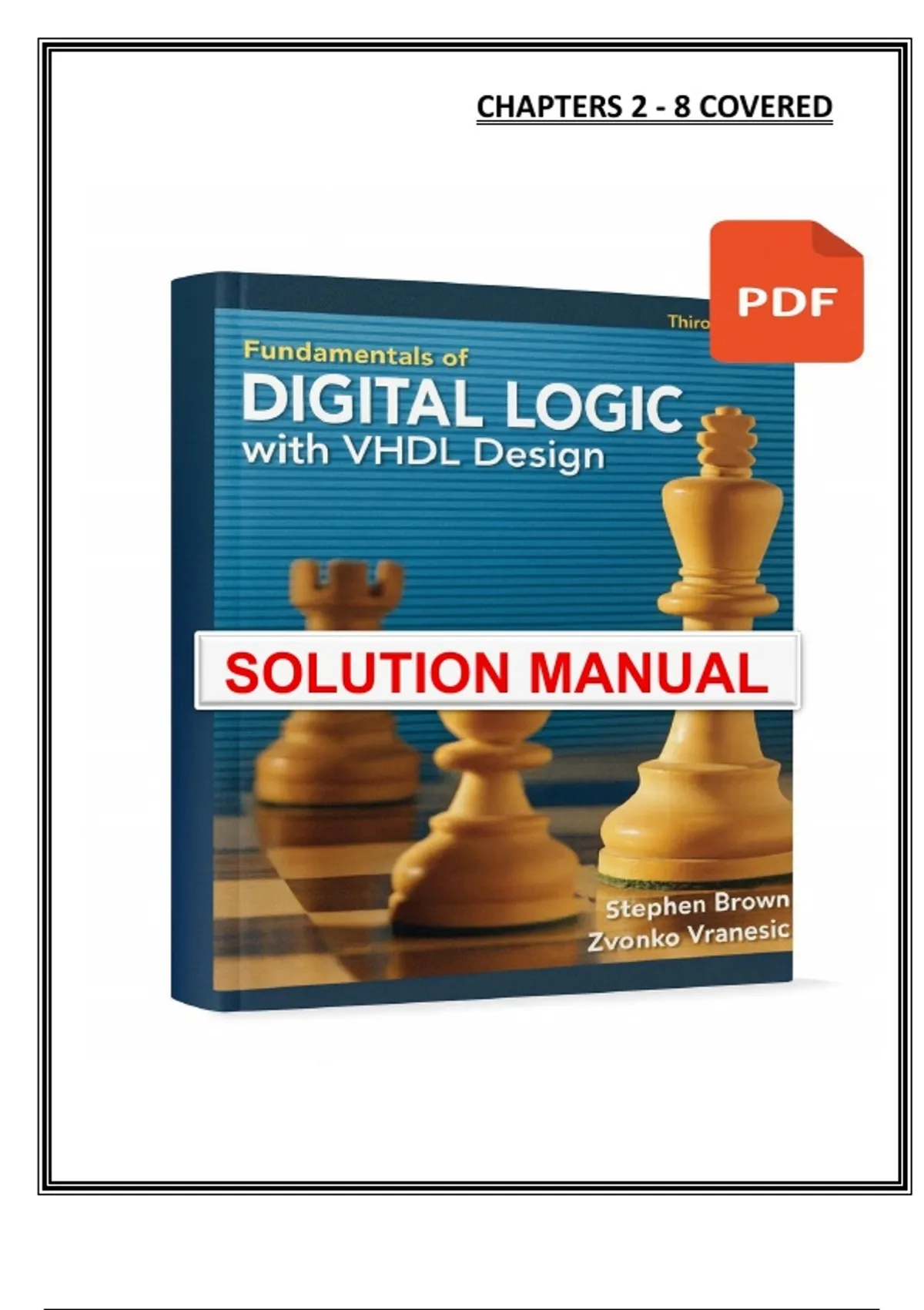 Fundamentals of Digital Logic with VHDL Design (3rd Edition, 2008 ...