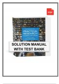 Practical Research&colon; Planning and Design &lpar;12th Edition&comma; 2020 &ndash; Leedy & Ormrod&rpar; &vert; Instructor&rsquo;s Manual & Test Bank PDF