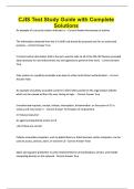 CJIS COMPLETE TEST BUNDLE 2025&sol;2026
