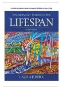 Test Bank For Development Through the Lifespan 7th Edition by Laura Berk ISBN 9780134419695&vert;&vert;Latest 2025&vert;complete guide with correct answers&vert;Ace your exam&period;