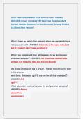 OHIO Lead Risk Assessor Final Exam Version 1 Newest  2025&sol;2026 Actual  Complete 150 Real Exam Questions And  Correct Detailed Answers &lpar;Verified Answers&rpar; &vert;Already Graded  A&plus;&vert;&vert;Brand New Version&excl;&excl;  