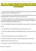 WGU - C237 - TAXATION 1 QUESTIONS AND ANSWERS LATEST UPDATES 2025&sol;2026 WITH CORRECT ANSWERS 100&percnt; WITH COMPLETE SOLUTIONS PASS GUARANTEED