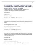 ET ASNT LEVEL 1 EXAM &lpar;ACTUAL EXAM 2025&rpar; &vert; ALL QUESTIONS AND CORRECT ANSWERS &vert; GRADED A&plus; &vert; LATEST EXAM &vert; VERIFIED ANSWERS