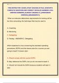 FIRE INSTRUCTOR I EXAM LATEST 2025&sol;2026 ACTUAL EXAM WITH  COMPLETE QUESTIONS AND CORRECT DETAILED ANSWERS &lpar;100&percnt;  VERIFIED ANSWERS&rpar; &vert;ALREADY GRADED A&plus;&vert; &vert;&vert;PROFESSOR  VERIFIED&vert;&vert; &vert;&vert;BRANDNEW&excl;&excl;&excl;&vert;&vert;
