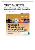 Test Bank For Advanced Physiology and Pathophysiology&colon; Essentials for Clinical Practice Second Edition&comma; New By  Nancy Tkacs &period; All Chapters 1-17 Well Covered&vert; Latest 2026&period;