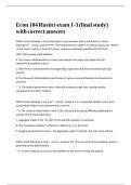 Econ 104 Rustici exam 1-3 &lpar;final study&rpar; with correct answers