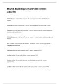 DANB Radiology Exam with correct answers&period;