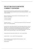 FIN 357 SB CH 4 EXAM WITH CORRECT ANSWERS&period;
