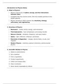 Intro to physics