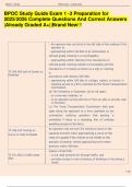   BPOC Study Guide Exam 1 -3 Preparation for  2025&sol;2026 Complete Questions And Correct Answers  &vert;Already Graded A&plus;&vert;&vert;Brand New&excl;&excl;&excl; 