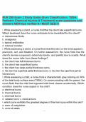 NUR 280 Exam 2 Study Guide &lpar;Burn Classification&comma; TBSA&comma; Pediatric Chemical Injuries & Treatment&rpar; exam questions and answers NEW tips verified A&plus; MUST SEE&excl;&excl;&excl;&excl;&period;pdf