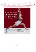 Test Bank For Fundamentals Of Anatomy And Physiology&comma; 12th Edition By Frederic H&period; Martini&comma; Judi L&period; Nath & Edwin F&period; Bartholomew &vert; Complete Exam Questions & Answers &lpar;Chapters 1&ndash;29&rpar; 2025&sol;2026