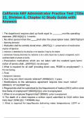 California ARF Administrator Practice Test &lpar;Title 22&comma; Division 6&comma; Chapter 6&rpar; Study Guide with Answers&period;pdf