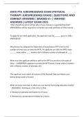 OHIO PTA JURISPRUDENCE EXAM &lpar;PHYSICAL THERAPY JURISPRUDENCE EXAM&rpar; &vert; QUESTIONS AND CORRECT ANSWERS &vert; GRADED A&plus; &vert; VERIFIED ANSWERS &vert; LATEST EXAM 2025