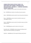 USABO OPEN EXAM &lpar;ACTUAL EXAM&rpar; &vert; ALL QUESTIONS AND CORRECT ANSWERS WITH EXPLANATIONS &vert; GRADED A&plus; &vert; VERIFIED ANSWERS &vert; NEWEST EXAM 2025