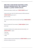 DMO FINAL EXAM REVIEW QUESTIONS & WELL DETAILED ANSWERS RATED 100&percnt; CORRECT&vert;&vert; GRADED A&plus;&vert;&vert;LATEST UPDATE 2025&sol;26