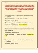 RELIAS RN BASIC MATH ABILITY EXAM 2025&sol; 2026  NEWESTACTUAL EXAM COMPLETE QUESTIONS AND  CORRECT DETAILED ANSWERS WITH RATIONALES  &sol;ALREADY GRADED A&plus; &sol;&sol;BRAND NEW&excl;&excl;&vert;&vert;LATEST  EXAM&excl;&excl;