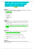 NRNP 6665 Midterm Exam &lpar;Seraphin&rpar; &vert; 100&percnt; Verified Correct Answers &vert; 2024&sol;2025 A&plus; Review
