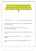 Barber Practice State Board Exam Updated  Practice Questions WITH 100&percnt; RATED Correct  Answers EXPERT VERIFIED JUST RELEASED GET IT  A&plus; 