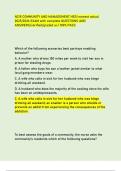 N215 COMMUNITY AND MANAGEMENT HESI newest actual  2025&sol;2026 EXAM with complete QUESTIONS AND  ANSWERS&sol;verified&sol;graded a&plus;&sol; 100&percnt; PASS