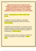 IMSA WORK ZONE FINAL EXAM 2025&sol; 2026  CURRENTLY TESTING ACTUAL EXAM COMPLETE  EXAM QUESTIONS WITH DETAILED VERIFIED  ANSWERS WITH RATIONALES &lpar;100&percnt; CORRECT  ANSWERS&rpar; &sol;ALREADY GRADED A&plus;&vert;&vert; LATEST EXAM&excl;&excl;&excl; 