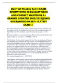 Stat Test Practice Test 4 EXAM REVIEW WITH EXAM QUESTIONS AND CORRECT SOLUTIONS A&plus; GRADED UPDATED 2025&sol;2026&vert;&vert;100&percnt; GUARANTEED PASS&excl;&excl;<<LATEST EXAM>>