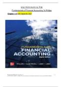 Solution Manual for Fundamentals of Financial Accounting&comma; 7th Edition Phillips &ndash; Chapters 1&ndash;13 with Appendix C & D