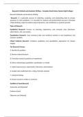 Notes in Research 2