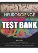 Test Bank For Neuroscience 6 English edition  by Dale Purves &vert;&vert;ISBN&colon;9781605353807