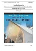 Solution Manual for Fundamentals of Corporate Finance&comma; 5th Edition by Parrino&comma; Kidwell&comma; Bates & Gillan&comma; Chapters 1&ndash;21